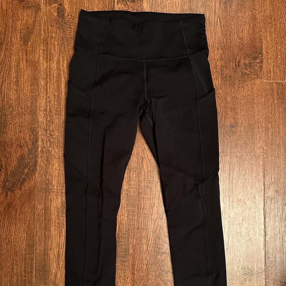 Lululemon Athletica Black Fast and Free High-Rise Tight 25”